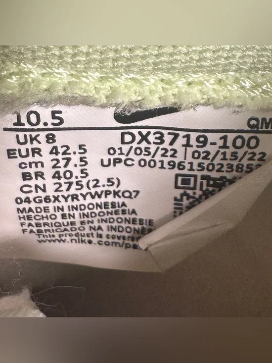 Nike Blazer Low Platform White/Peach Cream Shoes DX3719-100 Women's Size 10.5 - Picture 9 of 9